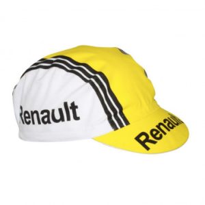 Casquette Velo Equipe Vintage Renault Blanc/jaune