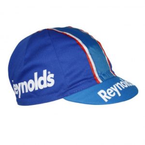 Casquette Velo Equipe Vintage Reynolds Bleu