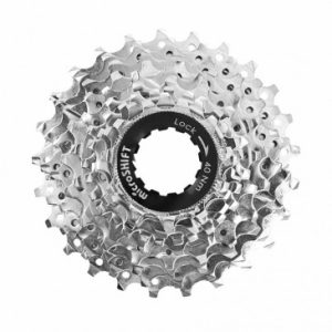 Cassette 10v. Microshift 11-25 pour Shimano/sram Route Argent (Vendu à l'unité) (11-12-13-14-15-17-19-21-23-25)