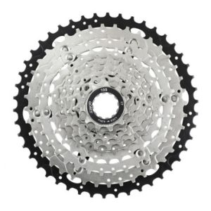 Cassette 10v. Sride M400 11-46 pour Shimano/sram VTT Argent/noir (Vendu à l'unité) (11-13-15-18-21-24-28-34-40-46)