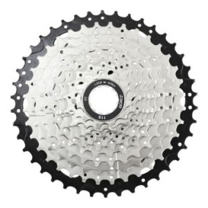 Cassette 11v. Sride M400 11-42 pour Shimano/sram VTT Argent/noir (Vendu à l'unité) (11-13-15-17-19-21-24-28-32-36-42)