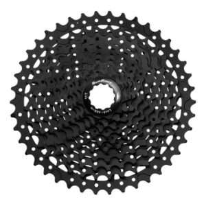 Cassette 11v. Sunrace Ms8 11-42 VTT pour Shimano Metallic Noir (Livre En Boite) (11/13/15/17/19/21/24/28/32/36/42) (2 Blocs + Pignons)