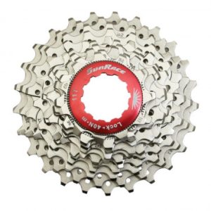 Cassette 11v. Sunrace Rx1 11-25 Route pour Shimano (Niveau 105) Metallic Argent (Livre En Boite)(11-12-13-14-15-16-17-19-21-23-25)