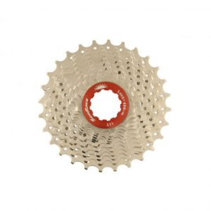 Cassette 11v. Sunrace Rx1 11-28 Route pour Shimano (Niveau 105) Metallic Argent (Livre En Boite) (11-12-13-14-15-17-19-21-23-25-28)