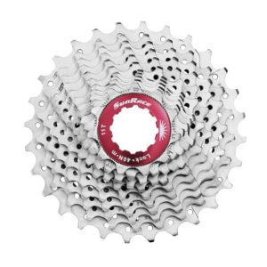 Cassette 11v. Sunrace Rx11 11-34 Route pour Shimano (Niveau 105) Metallic Argent (Livre En Boite) (11-13-15-17-19-21-23-25-27-30-34)