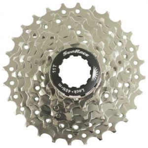 Cassette 7v. Sunrace M63 11-28 VTT pour Shimano/sram Nickel (Livre En Boite) (11-13-15-18-21-24-28)