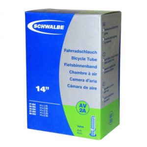 Chambre à Air Velo 14 X 1.75 Schwalbe Valve Standard (47-254 à 60-254)(Av2a)