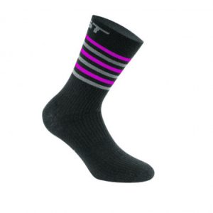 Chaussettes Hiver Gist Climatic Noir/violet 36/39 (Paire) Antibacterien -5874