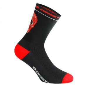 Chaussettes/socquettes Ete Gist Crane Noir-rouge 36/39 - Hauteur 18cm (Paire) -5860