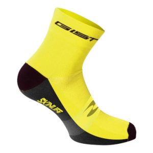 Chaussettes/socquettes Ete Gist Skin Jaune Fluo 36/39 Antibacterien - Hauteur 10cm (Paire) -5861