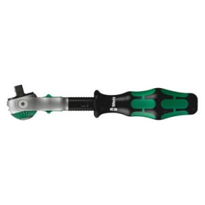 Cliquet Wera 8000 Zyklop Speed Tete Orientable 1/4 Noir/vert (Vendu à L'unite) -marque Allemande pour Les Ateliers-