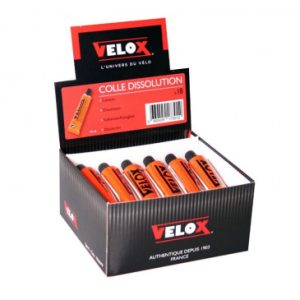 Colle à Rustine Dissolution Velox (Vendu à La Boite de 18 Tubes de 10ml)