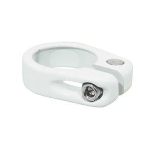 Collier Serrage Tige de Selle Chc Gravity Alu Blanc Diam. 28