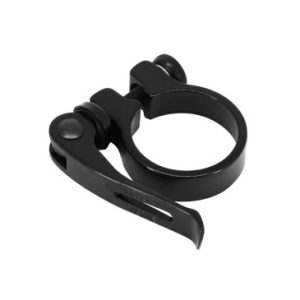 Collier Serrage Tige de Selle Rapide Alu Noir Diam 40mm