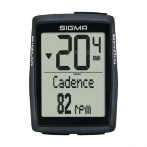 Compteur Sigma Bc 14.0 Wl Sans Fil Noir avec Cadence Pedalage ( 17 Fonctions)