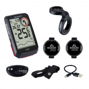 Compteur Sigma Rox4.0 Gps Noir Altimetre (Pack Complet avec Gps