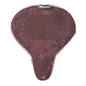 Couvre Selle Velo Basil Boheme Waterproof Rouge Figue (28x23cm)