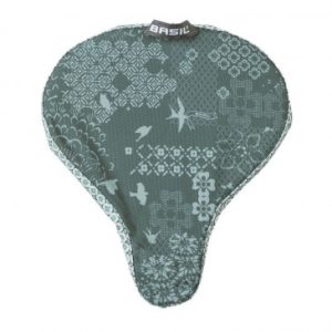 Couvre Selle Velo Basil Boheme Waterproof Vert Foret (28x23cm)