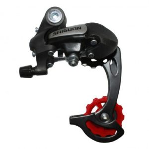 Derailleur VTT Arriere Gravity Saiguan 6/7v. Chape Longue à Visser (Compatible Shimano)