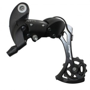 Derailleur VTT Arriere Sunrace M57 7/8v. Chape Longue à Vis (Compatible Shimano)