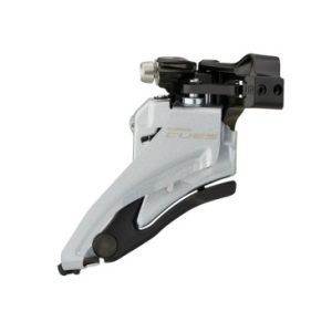 Derailleur VTT Avant Shimano 9/10v. Cues U4000 Side Swing Double (Fixation Sans Plaque de Support de Boitier Pedalier)