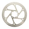 Disque de Frein Route / VTT 6 Trous Gravity Brakco Compatible Shimano et Autres 160mm Argent (Bord Rectifie pour La Securite)