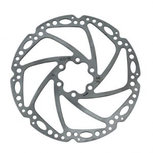 Disque de Frein VTT 6 Trous Brakco Brake 160mm Argent