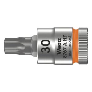 Douille Torx Wera 8767 à Zyklop 1/4 Diam 30 Mm Longueur 28 Mm (Vendu à L'unite) -marque Allemande pour Les Ateliers-