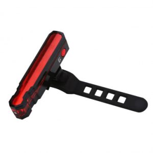 Eclairage Velo / Trottinette USB Arriere Sur Tige de Selle Led avec Laser 150 Lux pour Delimiter Une Bande Au Sol