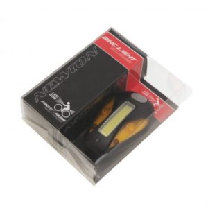 Eclairage Velo USB Avant Ou Arrière Sur Cintre Gravity Bar Cob Leds 100 Lumens Noir (Fonctions Fixe et Clignotant) avec Visibilité Latérale