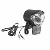 Eclairage Velo VAE Vélo Electrique / E-bike Herrmans Mr4 100 Lumens Noir Avant (Livre avec Patte Sur Fourche) 6v/2w - (Vendu En Vrac pour Atelier)