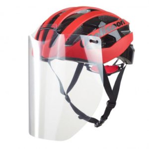 Ecran Casque Velo Polisport Universelle Pvc Transparente (Livrée avec 4 Colliers) (Homologue Ue 2016/425)