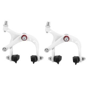 Etrier Frein Route/fixie Gravity Alu Blanc Peint pour Roue 700 (Paire)