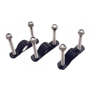 Fixation Caisse/panier Osier Arriere Basil (Kit de 3)