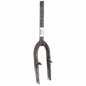 Fourche VTT 16" Acier Brute à Peindre Pivot Filete 1"-22.2 Mm Interieur