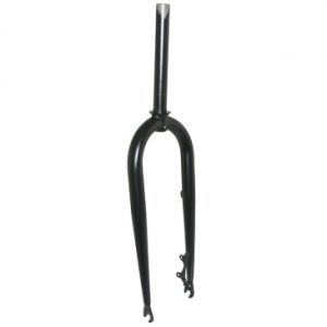 Fourche VTT 26 " Fat Bike Noir Pivot Lisse 1"1/8-28.6 Interieur pour Frein à Disque - Pivot 220mm