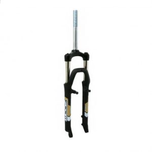 Fourche VTT 26 " Zoom Forgo 565 Alu Ressort Reglable Noir Mat Deb. 80mm Pivot Filete 1"-22.2 Interieur