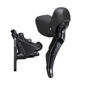 Frein à Disque Gravel Hydraulique Shimano Grx400 Arriere/droit 10v. Double Noir (Levier/manette avec Etrier Br-r7070+durite Assemble 1700mm)