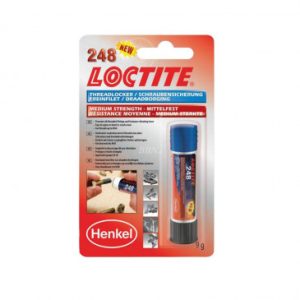 Frein Filet Normal Loctite 248 à Resistance Moyenne (Stick 9 G Sous Blister)