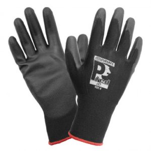 Gants Atelier Polyurethane Noir Homologue Ce - Taille 8 (Paire)