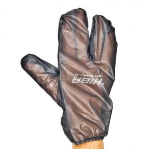 Gants Velo City Long Chiba Rain Shield Contre Vent et Pluie - Peut Etre Utilise en Sur-gant - Ultra Pliant et Leger (55g) L (Paire Sur Carte) - Qualite Allemande -