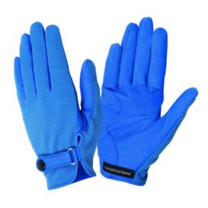 Gants Velo City Long Tucano Eva Bleu L Fermeture Par Pression (Paire Sur Carte) (Offre Limitee)