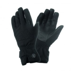 Gants Velo City Long Tucano Lux Lady Noir Taille L avec Eclairage Led USB Integre (Paire Sur Carte)