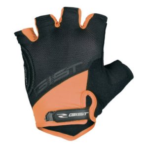 Gants Velo Court Gist D-grip Gel Ete Orange Fluo L (Paire Sur Carte) avec Velcro -5511