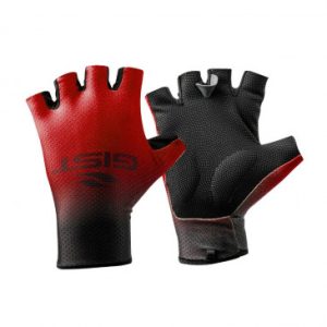 Gants Velo Court Gist Diamond Noir/rouge L (Paire Sur Carte) Sans Velcro -5525