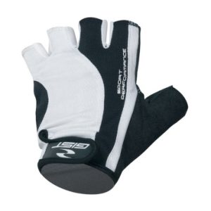 Gants Velo Court Gist Pro Noir/blanc L (Paire Sur Carte) avec Velcro -5515