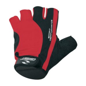 Gants Velo Court Gist Pro Rouge L (Paire Sur Carte) avec Velcro -5515