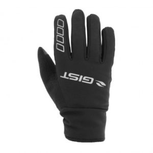 Gants Velo Hiver Long Gist Basse Temperature Noir Long L (Paire Sur Carte) Compatible Ecran Tactile -5493