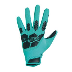 Gants Velo VTT Long Gist Armor Bleu Turquoise M (Paire Sur Carte) Compatible Ecran Tactile -5555