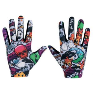 Gants Velo VTT Long Gist Faster Deco Murales L (Paire Sur Carte) Sans Velcro Compatible Ecran Tactile -5551